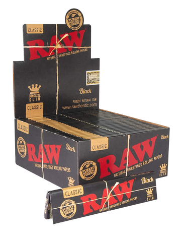 RAW Black Kingsize Slim