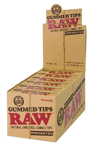 RAW Perforated Gummed Tips